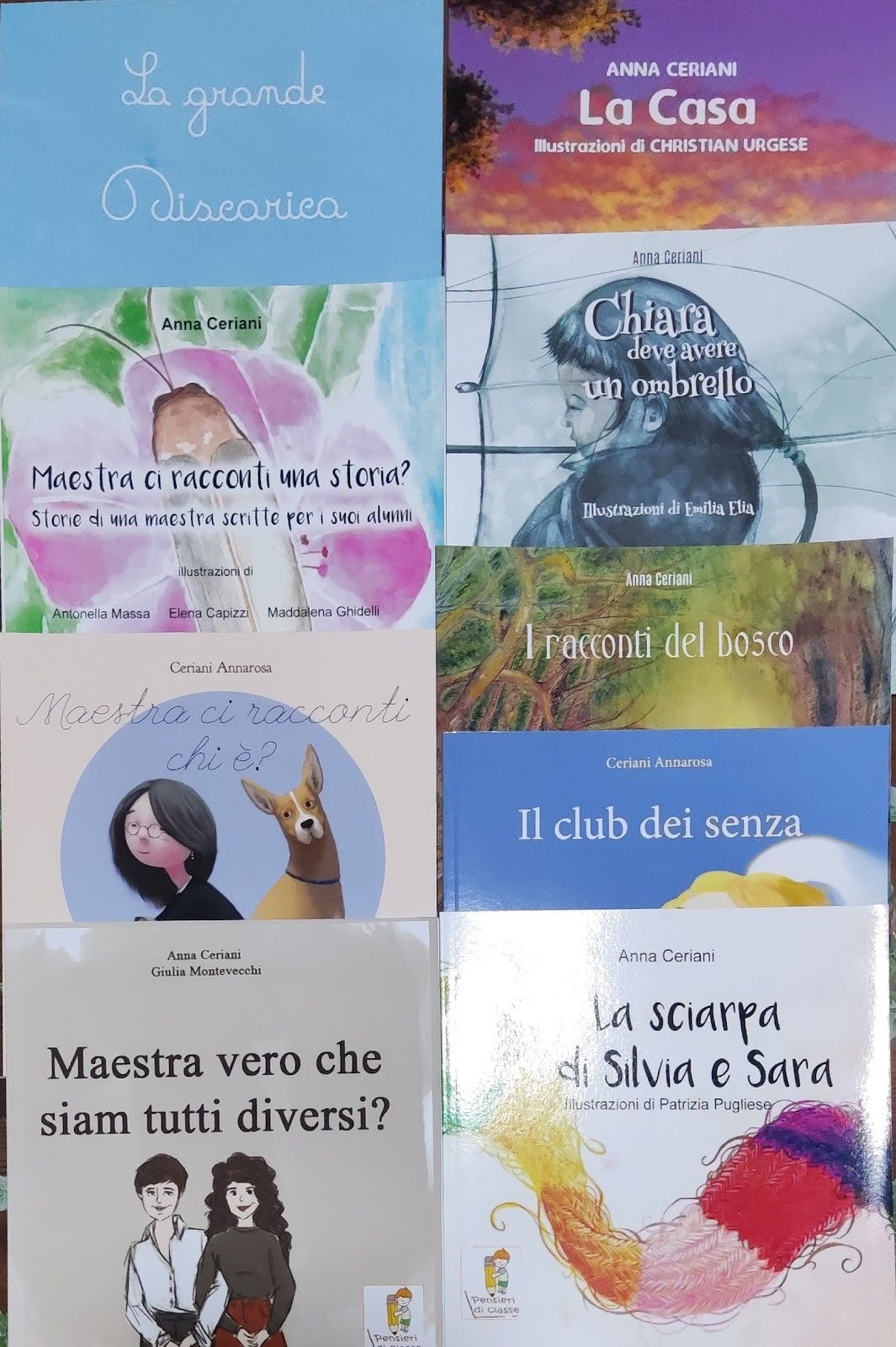ANNA ROSA CERIANI 10 piccoli libri