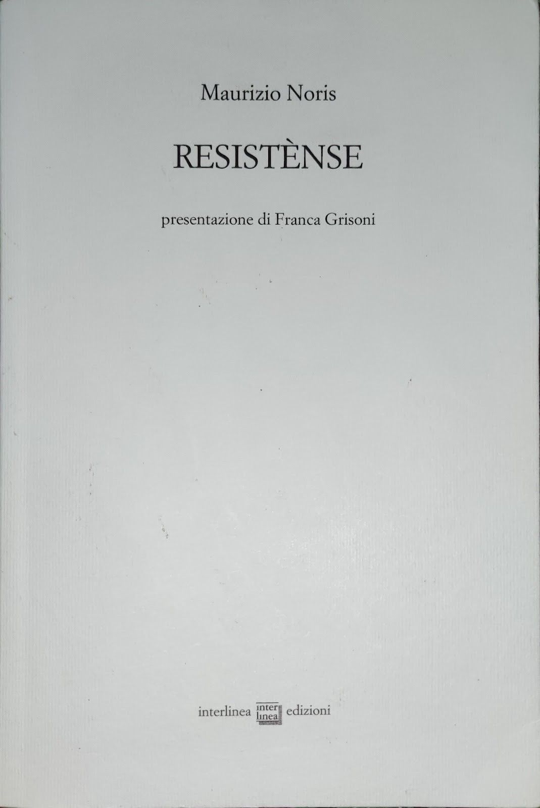 MAURIZIO NORIS Resistènse